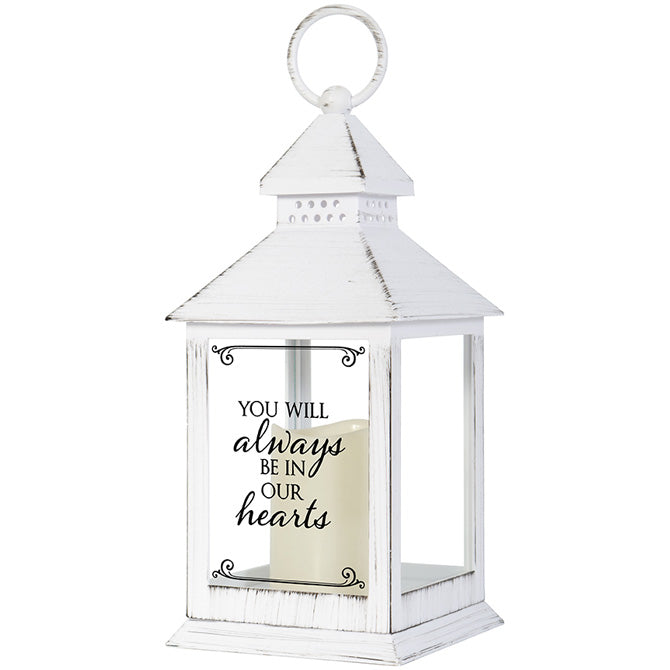 11.5" Lantern with Flameless Candle 57586 - W