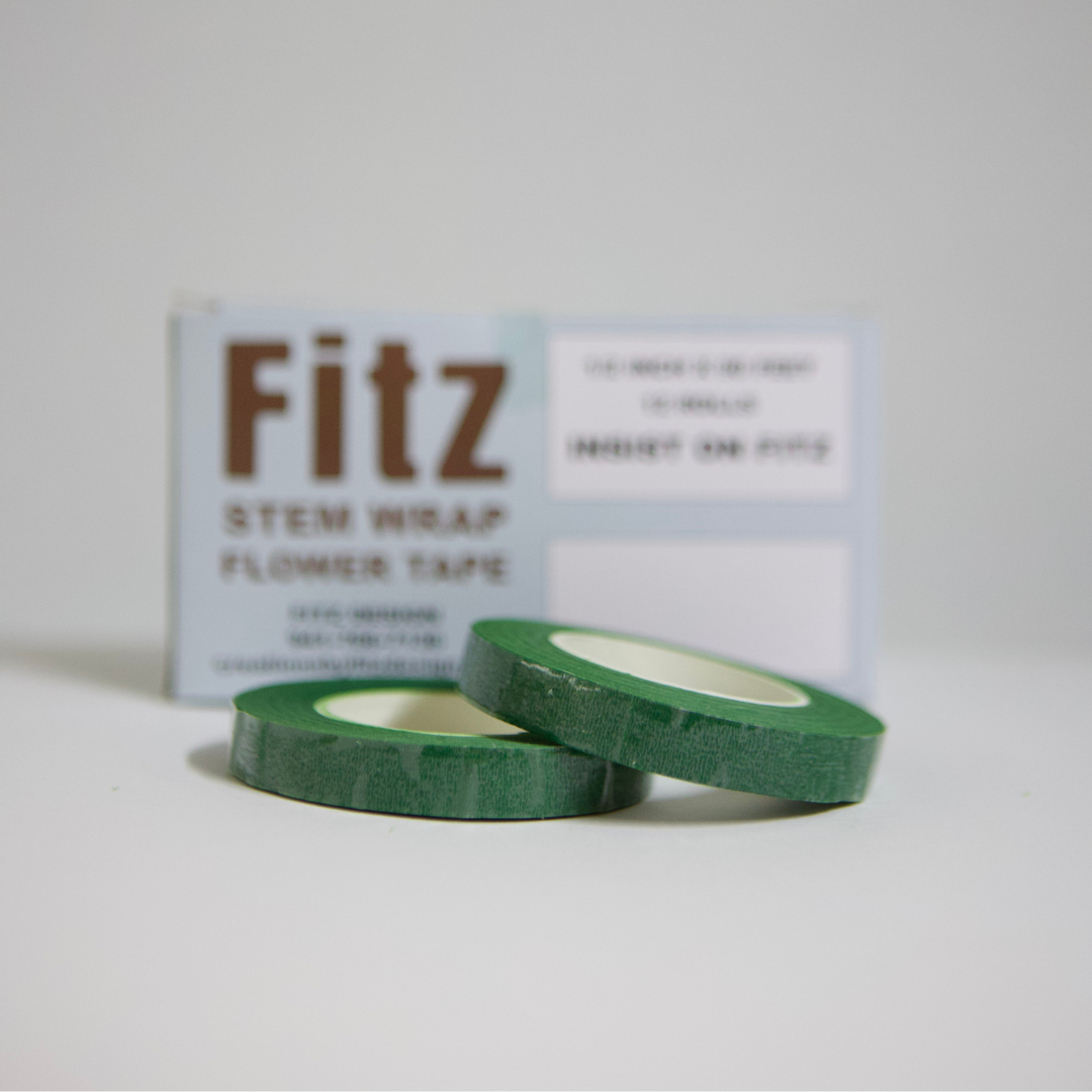 FT2204GR 1/2" Floral Stem Wrap Rolls - W