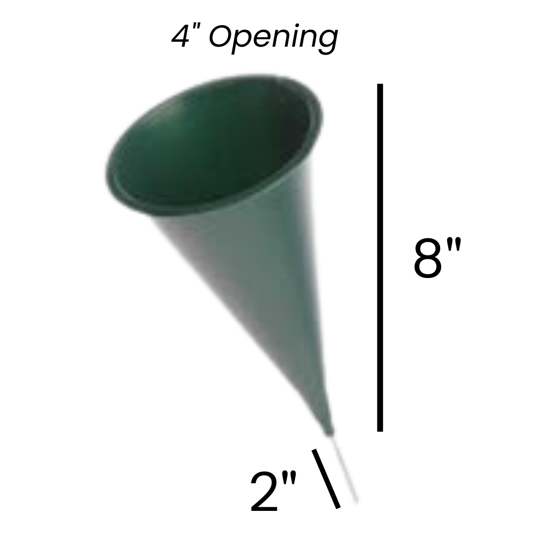 Memorial Vase on Nail - W