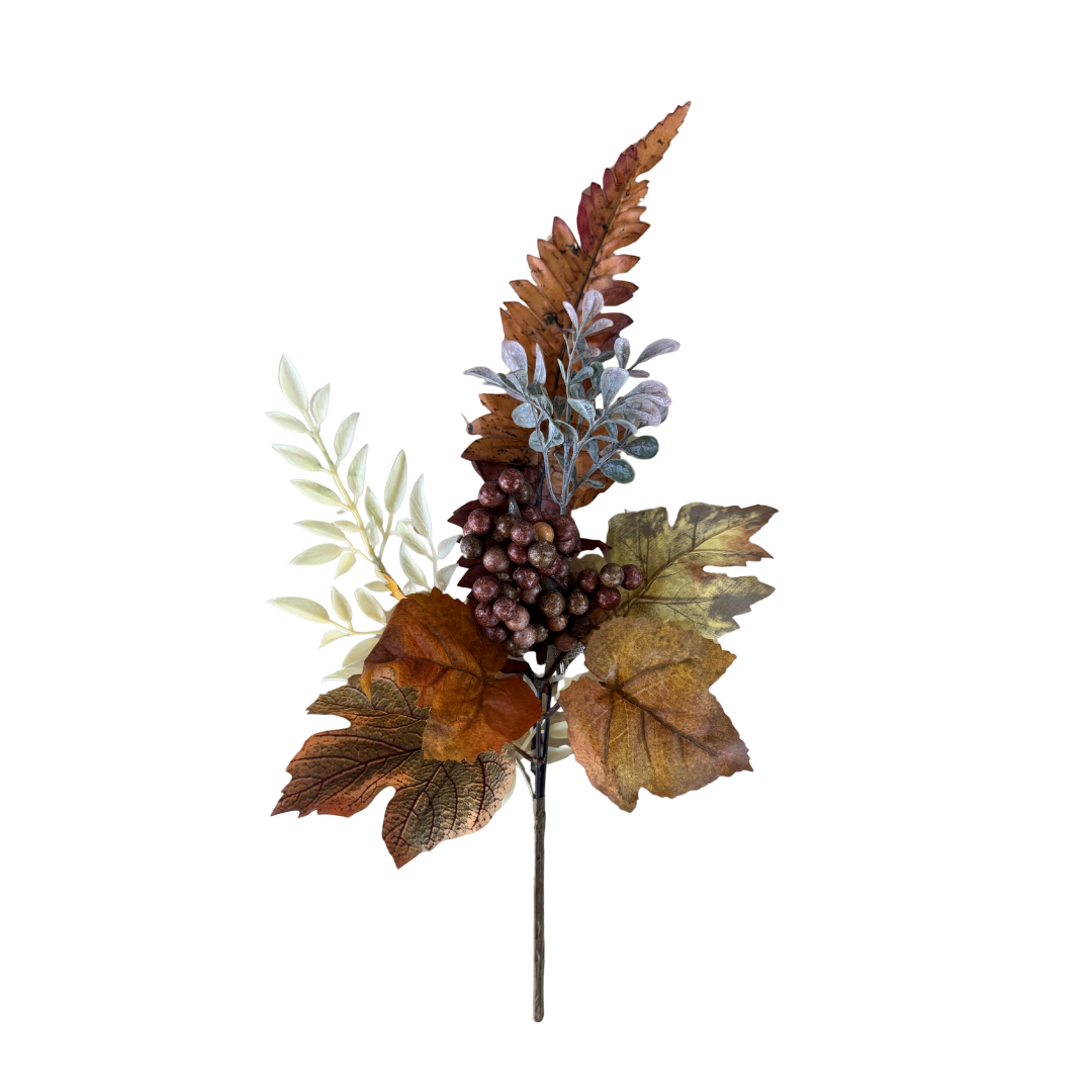 PM2570 15" Autumn Foliage & Berry Pick Beige/Brown - W