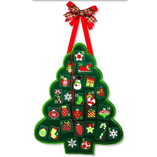 Christmas Advent Felt Door Decor