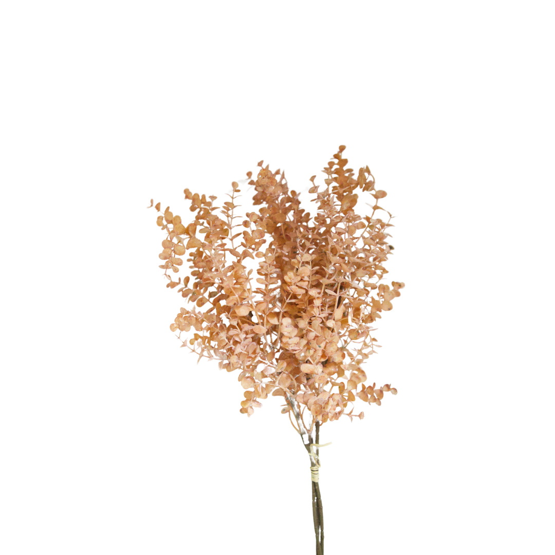 27884 19.5" Orange Eucalyptus Leave Bundle - W