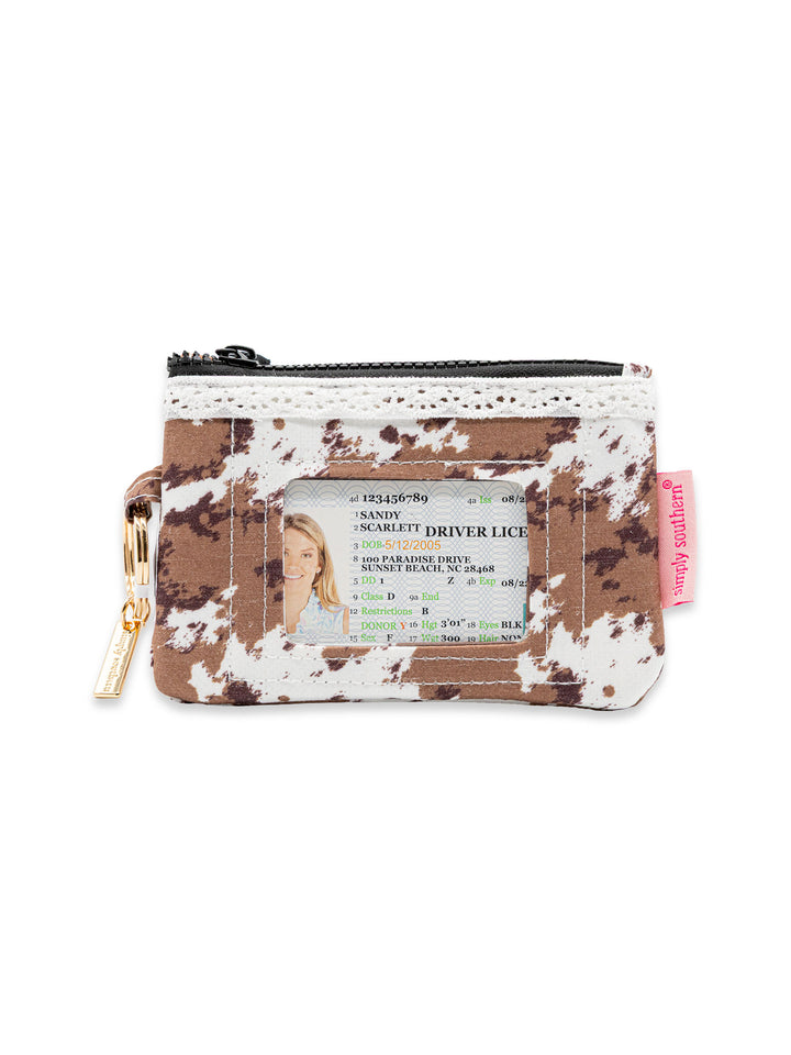 Simply Southern Lace ID Wallet with Key Ring