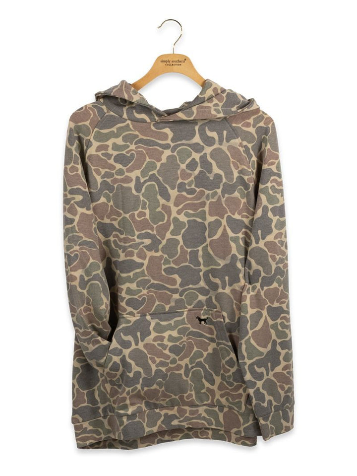 Simply Southern Men's or Youth Lightweight Faded Camo Sweatshirt