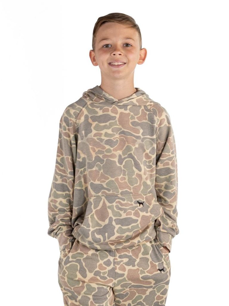 Simply Southern Men's or Youth Lightweight Faded Camo Sweatshirt