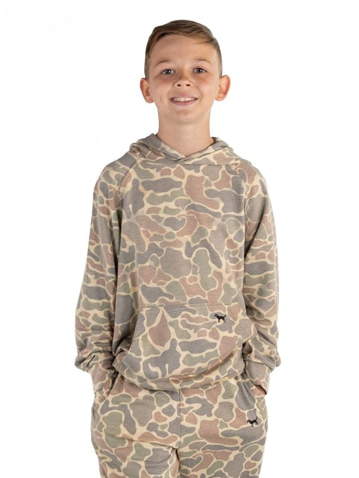 Simply Southern Men's or Youth Lightweight Faded Camo Sweatshirt