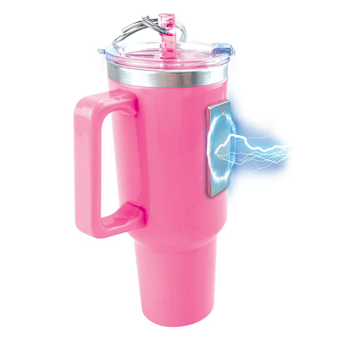 Cute Cup Magnetic Keychain - Colors Vary