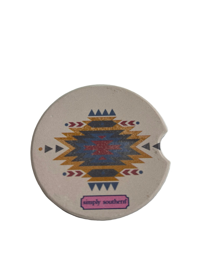 Simply Southern Single Ceramic Car Coaster 6202ROIRP