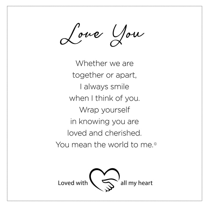 Softly Said Blanket: Love You Gift for Family or Friend