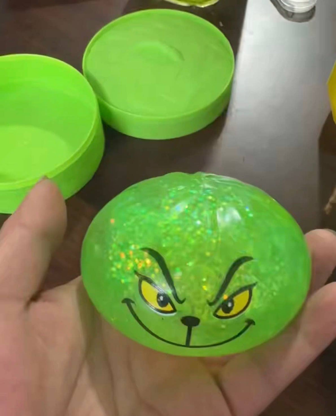 The Viral Dumpling - Grinch  GLOW in the Dark Edition- Item Varies
