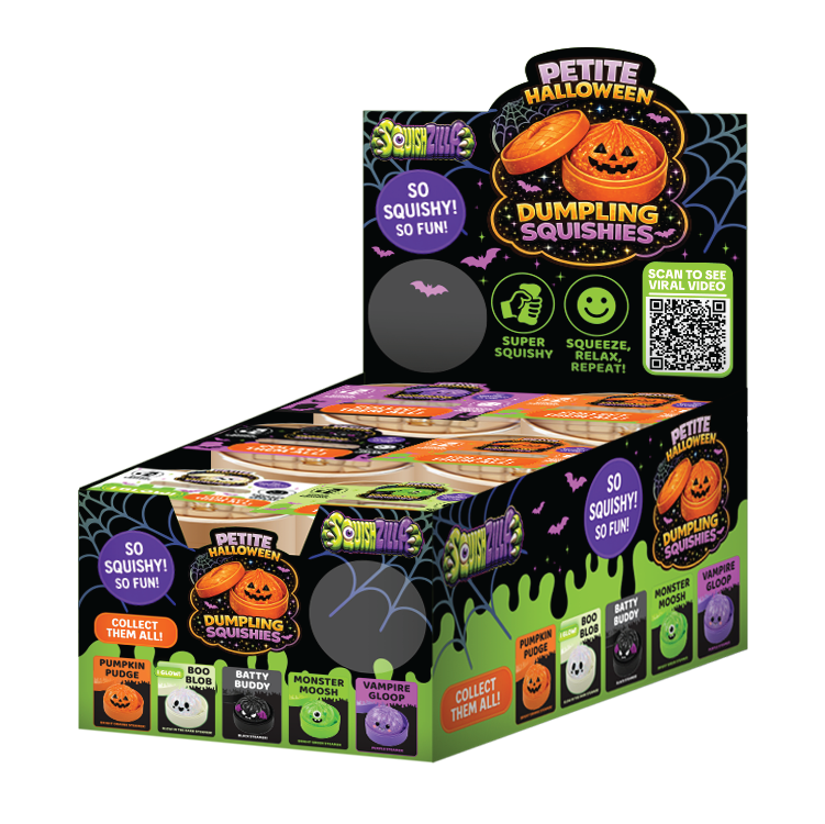 Fun Doh Petite Spooky Halloween Squishy Dumpling- Colors Vary