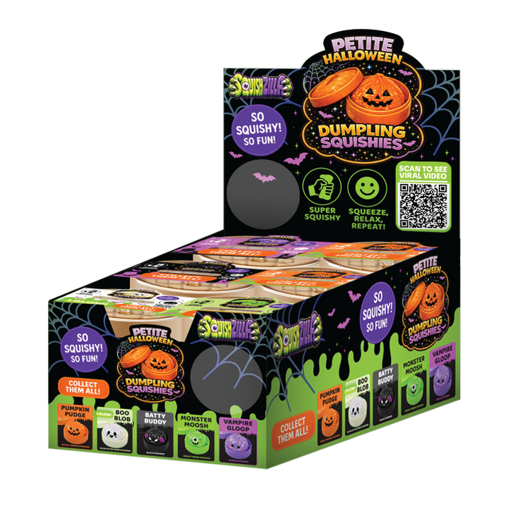 Fun Doh Petite Spooky Halloween Squishy Dumpling- Colors Vary