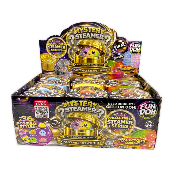 Fun Doh Mystery Dumpling Squishies - Ultra Rare Collection - Colors Vary