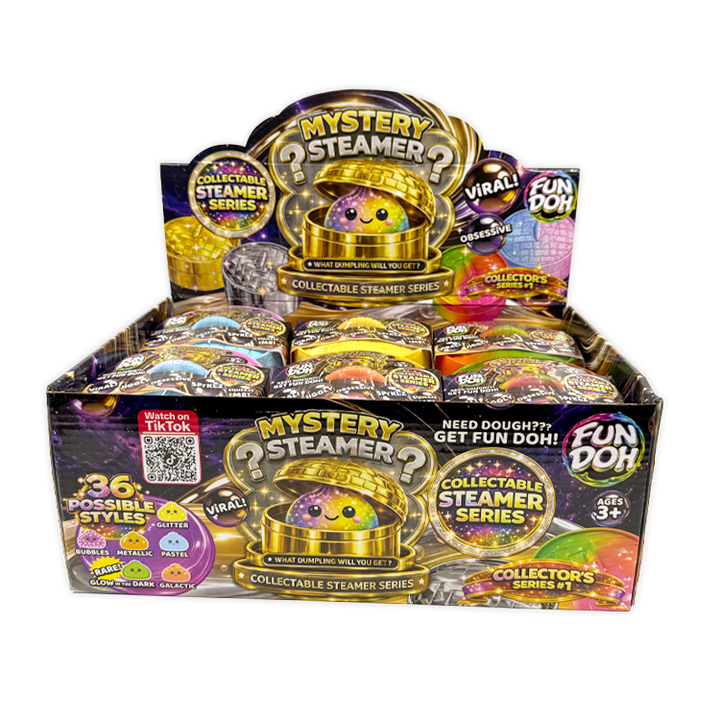 Fun Doh Mystery Dumpling Squishies - Ultra Rare Collection - Colors Vary