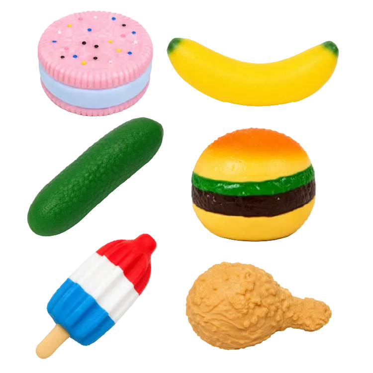 Fun Doh MEGA 8" Food Squishies Sensory Toy - 12/Display
