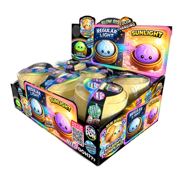 Fun Doh Color Changing Dumpling Squishy Toy -Colors Vary