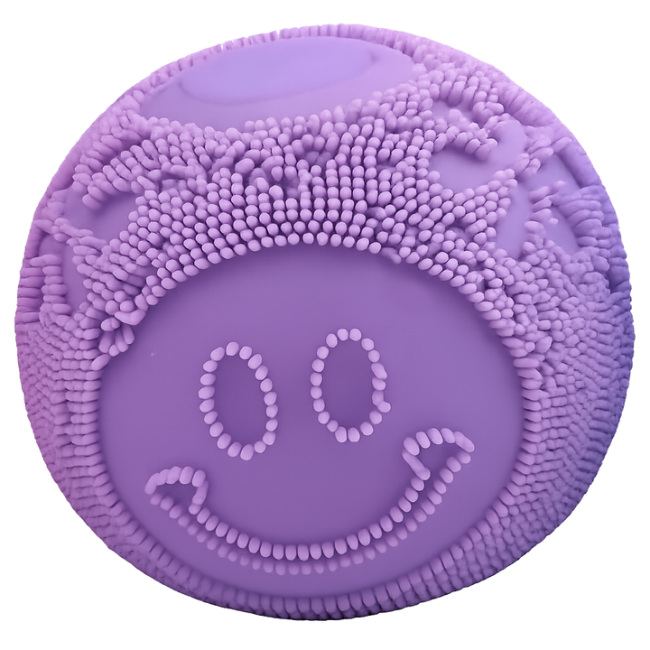 Fun Doh Fuzzy Face Squishy Sensory Toy - Colors Vary