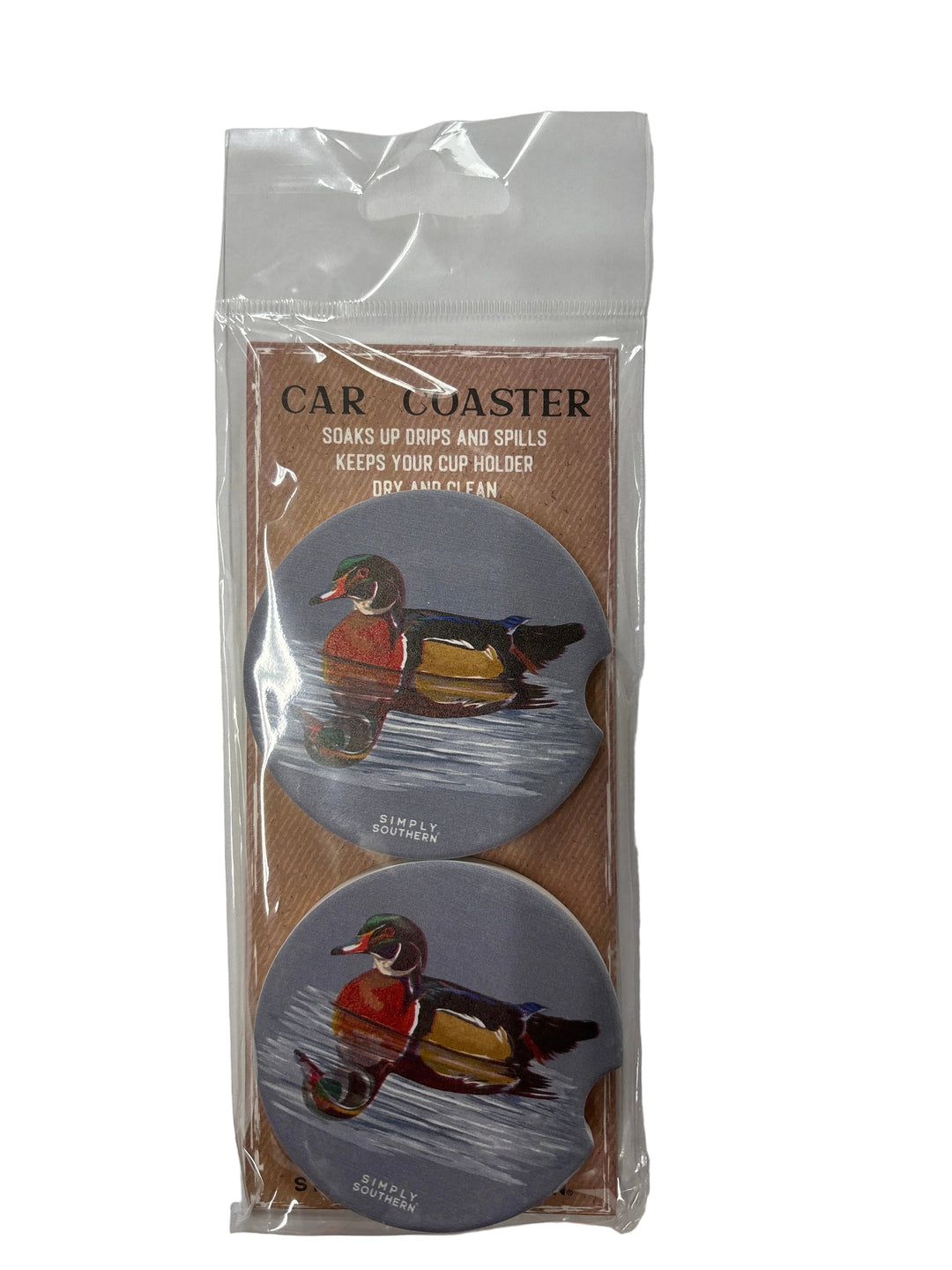 Simply Southern Ceramic Car Coaster Set of 2 6202ROIRP