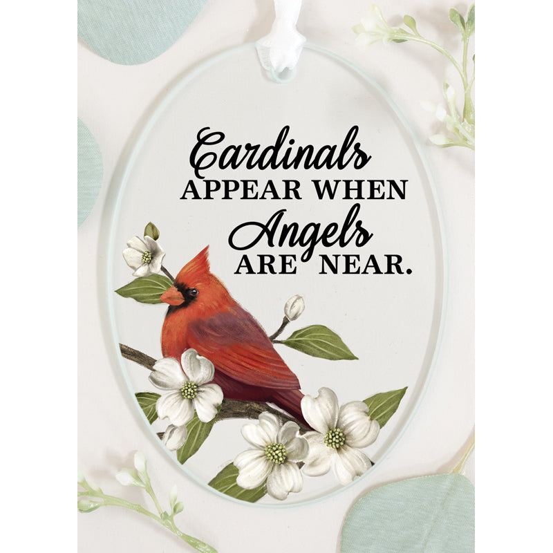 Oval 3"x4" Glass Keepsake Ornament