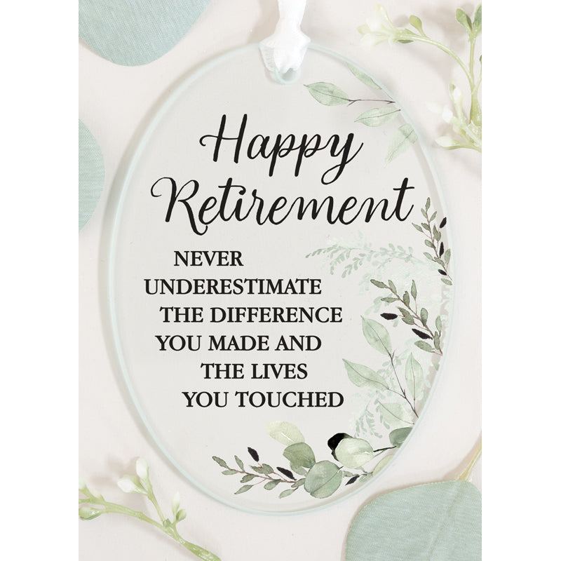 Oval 3"x4" Glass Keepsake Ornament