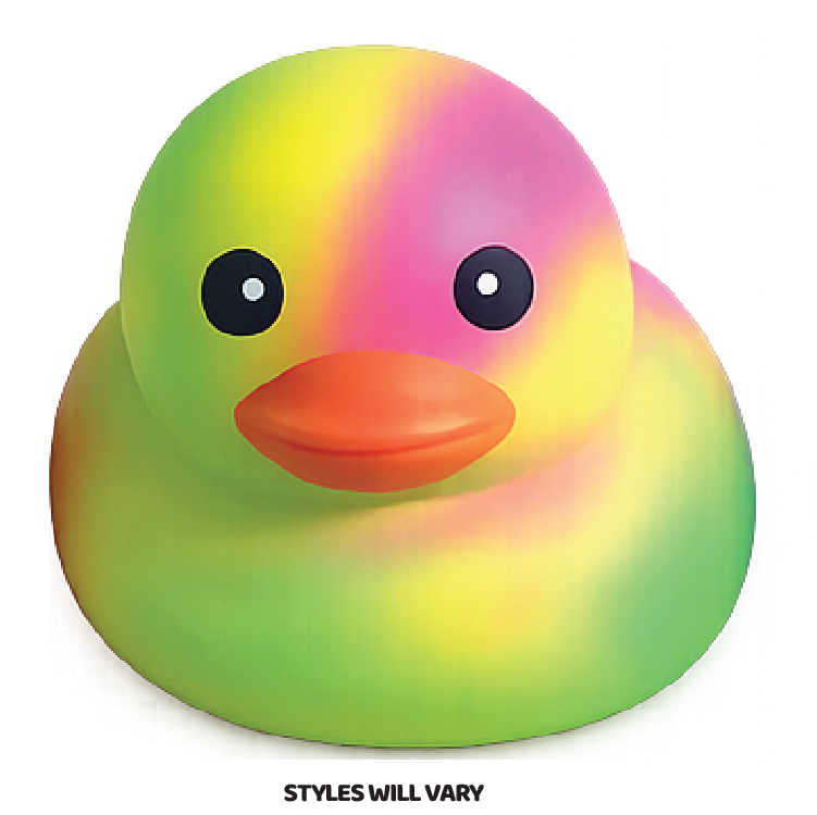 Fun Doh MEGA Squishy Tie Dye Duck Toy Variety - Color Varies