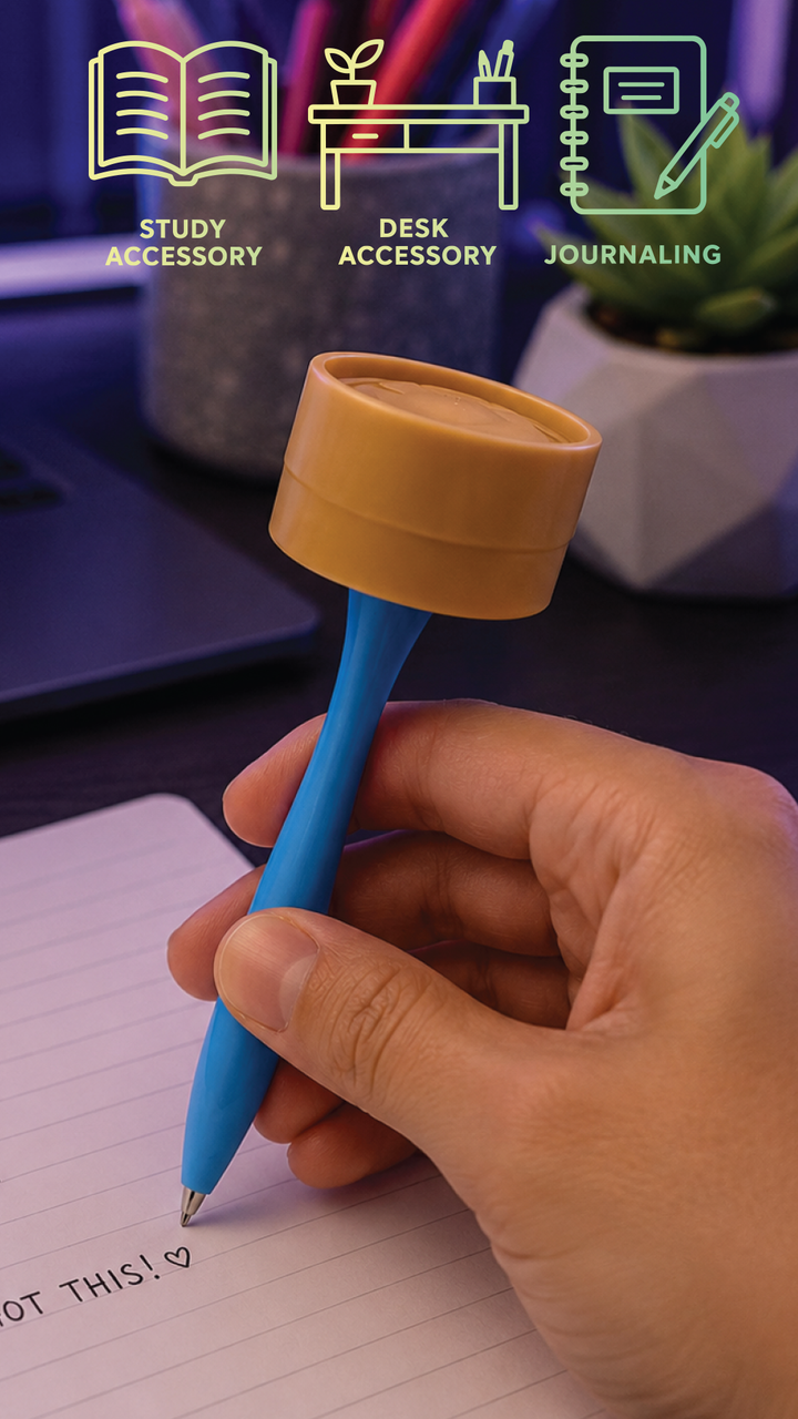 Fun Doh Squishy Dumpling Pen Desk Pop Variety - Colors Vary