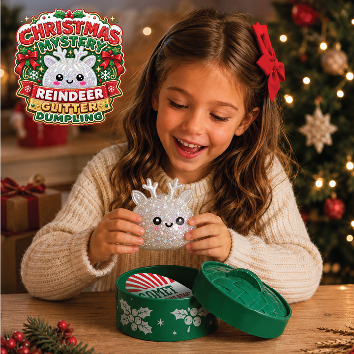 Fun Doh Christmas Mystery Reindeer Dumpling Squishy Toy - Item Varies