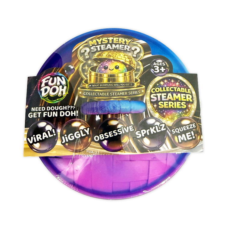 Fun Doh Mystery Dumpling Squishies - Ultra Rare Collection - Colors Vary