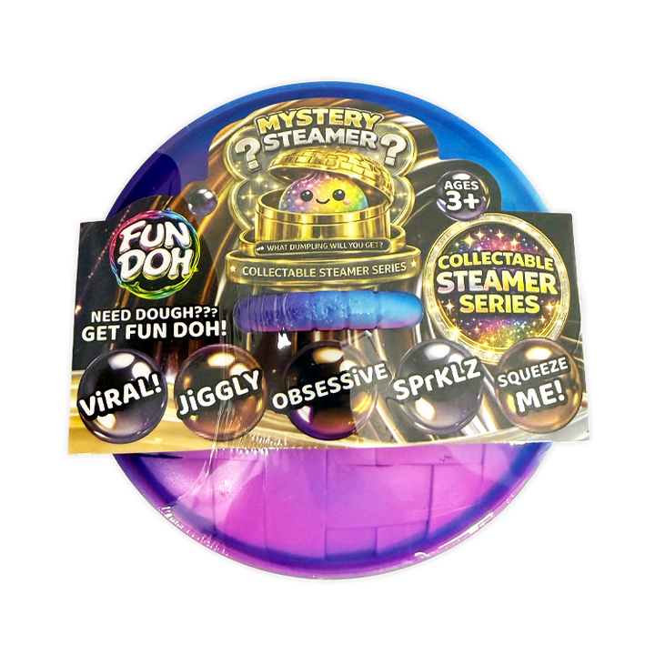 Fun Doh Mystery Dumpling Squishies - Ultra Rare Collection - Colors Vary