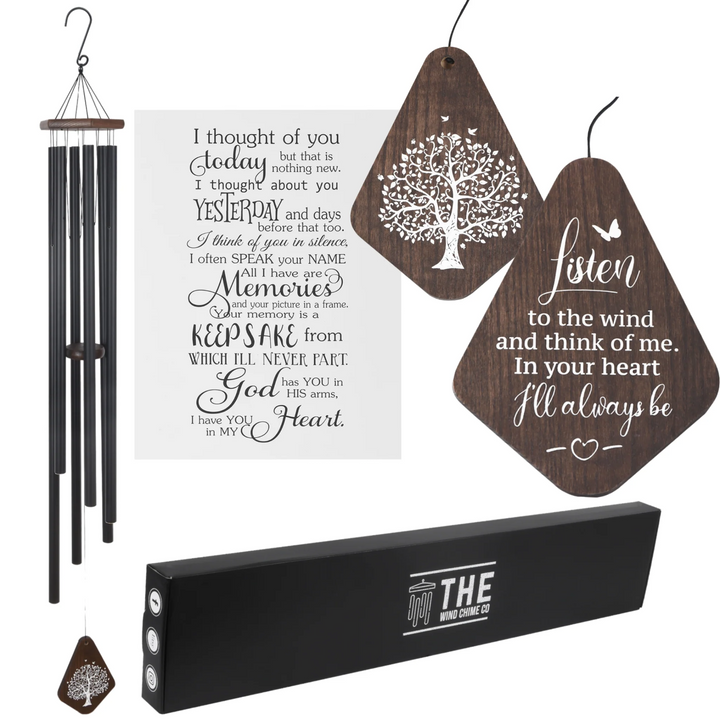 55" Serenity Large Deep Tone Memorial Wind Chime Church Bells, Thoughtful Gift For Special Occasions or Reflections