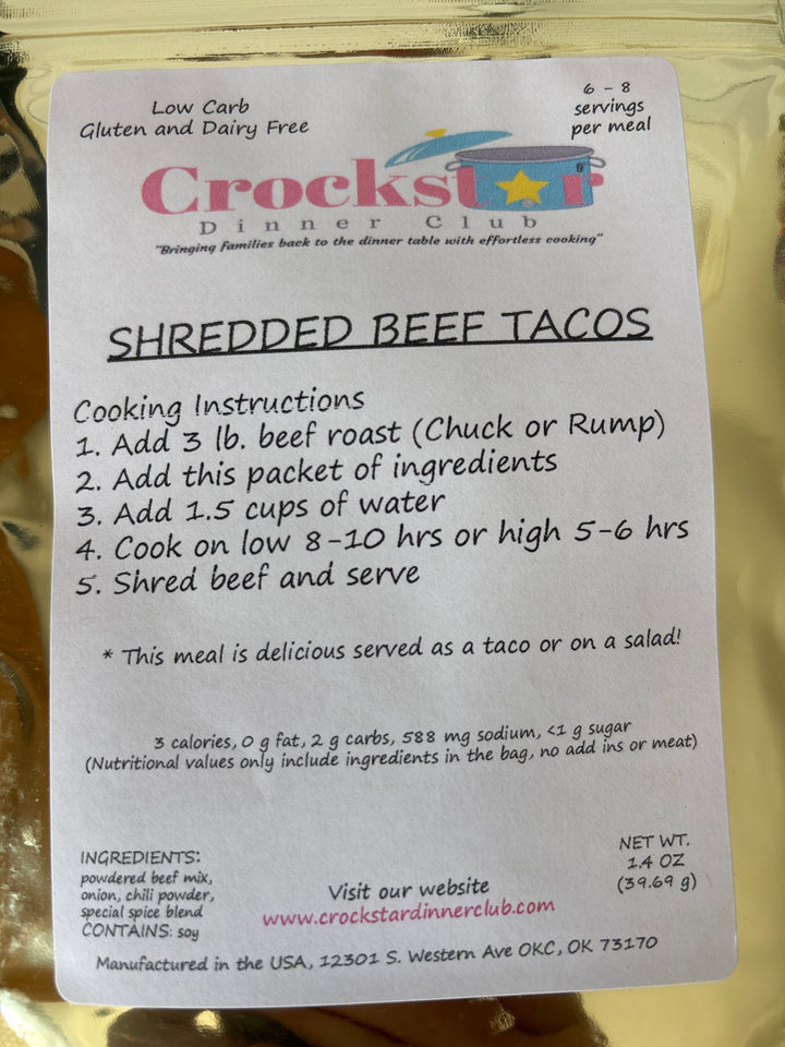 Crockstar Crockpot Meal Starters