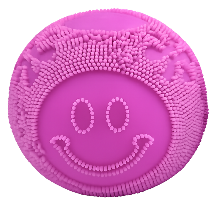 Fun Doh Fuzzy Face Squishy Sensory Toy - Colors Vary