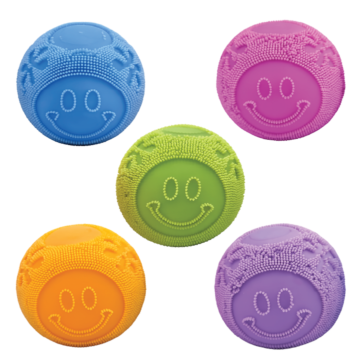Fun Doh Fuzzy Face Squishy Sensory Toy - Colors Vary