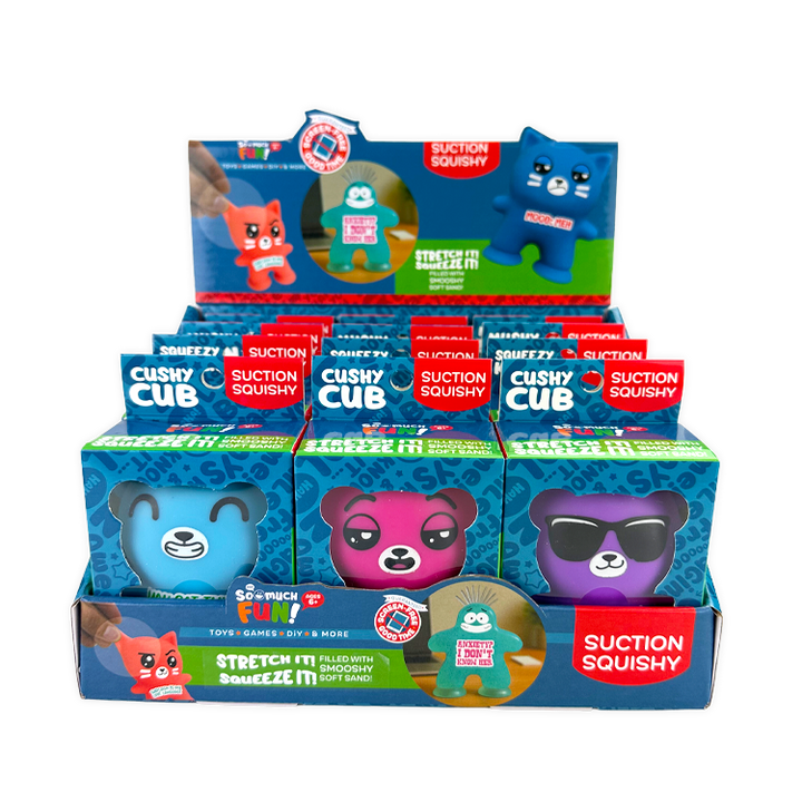 So Much Fun! Suction Cup Squishy Pals Boxed - Items Vary