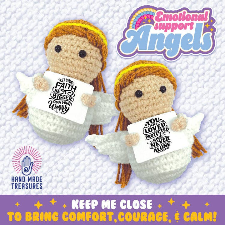 Emotional Support Keepsake Crochet Plush Angels-Items Vary