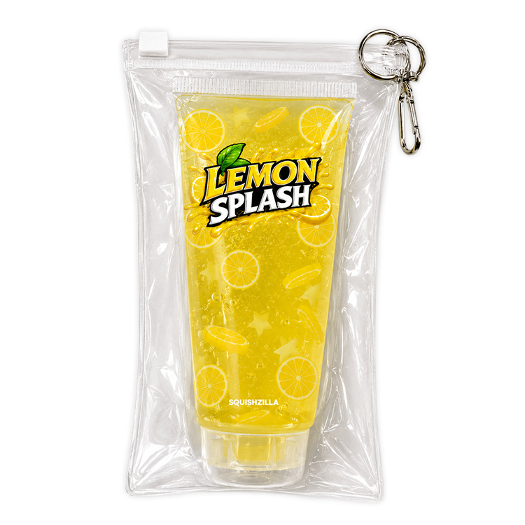 Fun Doh Squishy Tube Toy Fidget Sensory Keychain- Color varies