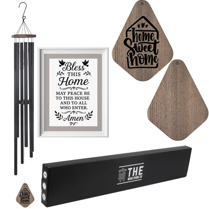 Memorial Serenity Large Deep Tone Wind Chime Church Bells, Thoughtful Gift For Special Occasions or Reflections 55”