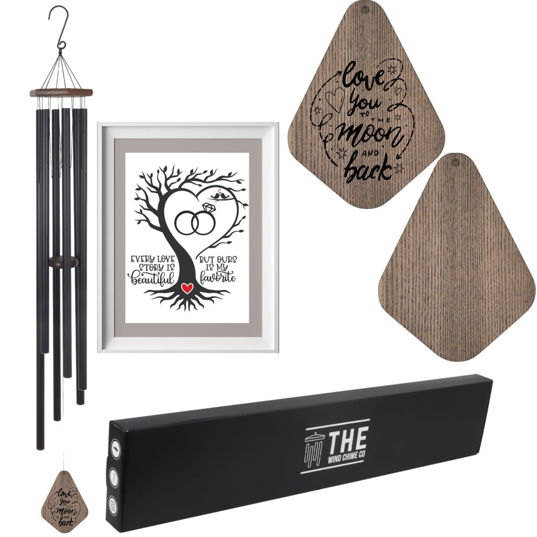 Memorial Serenity Large Deep Tone Wind Chime Church Bells, Thoughtful Gift For Special Occasions or Reflections 55”