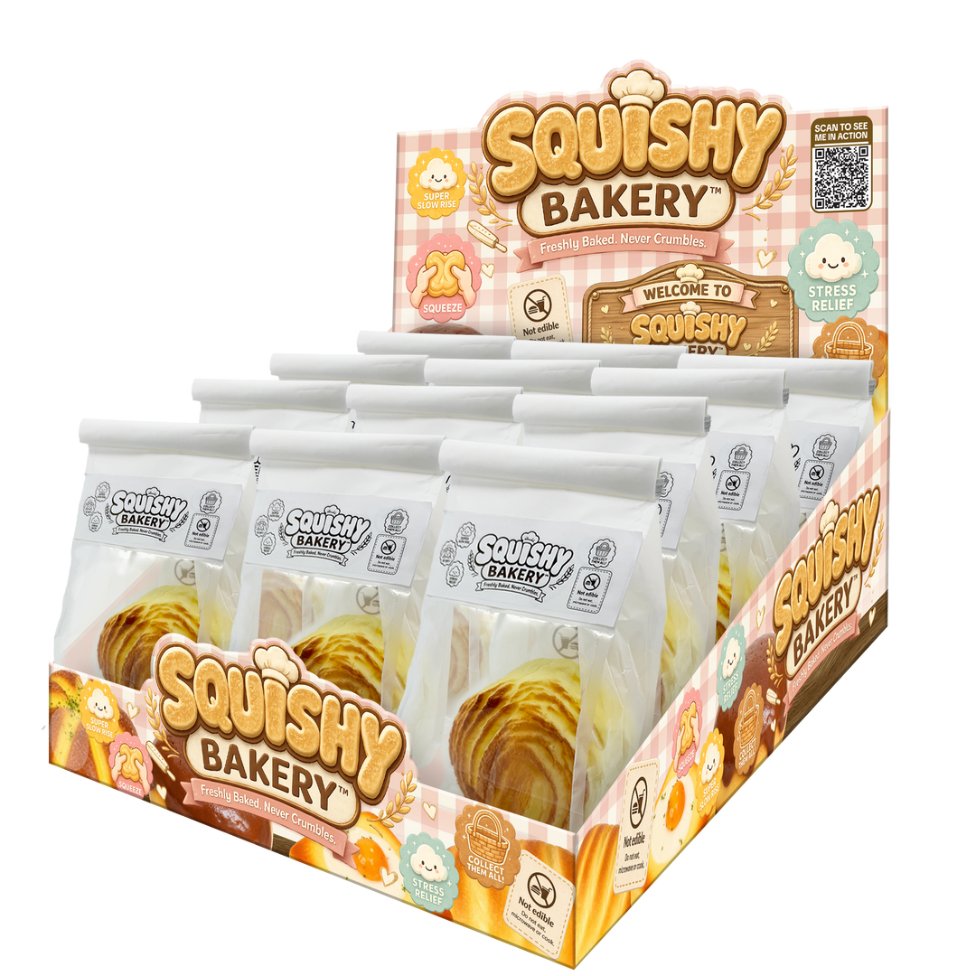 Fun Doh Bakery Slow Rise Squishy Bread Variety - Items Vary