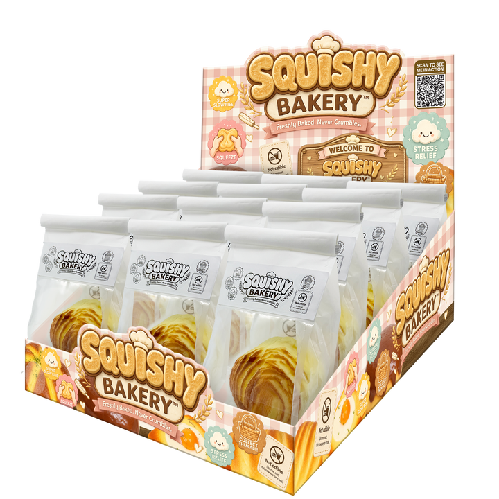 Fun Doh Bakery Slow Rise Squishy Bread Variety - Items Vary
