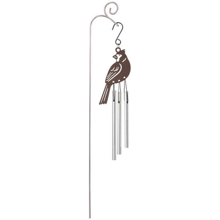 12 1/2" Cardinal Plant Pick Chime - W