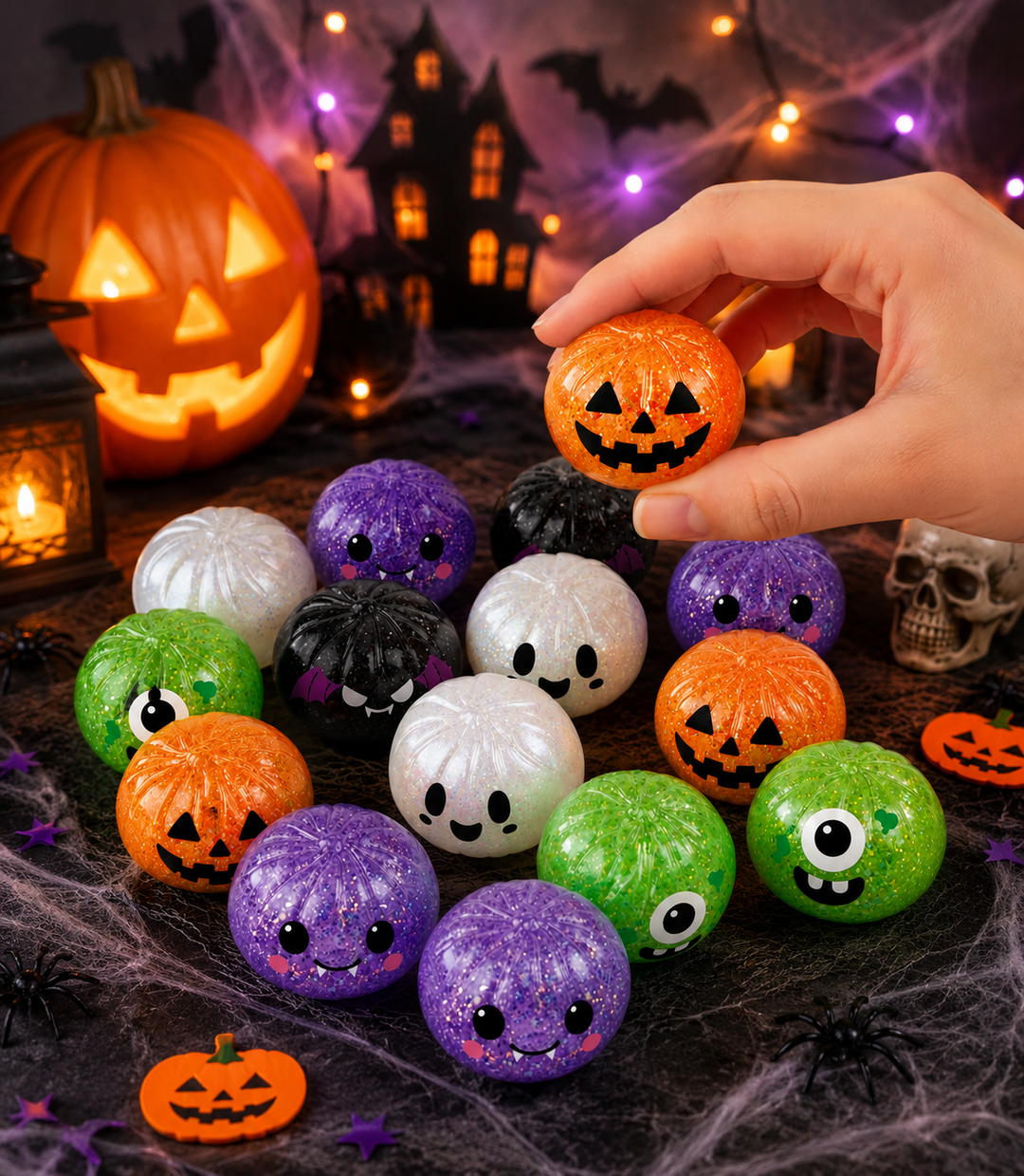 Fun Doh Petite Spooky Halloween Squishy Dumpling- Colors Vary