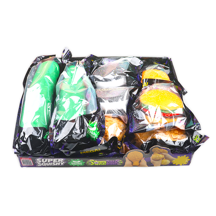 Fun Doh MEGA 8" Food Squishies Sensory Toy - 12/Display