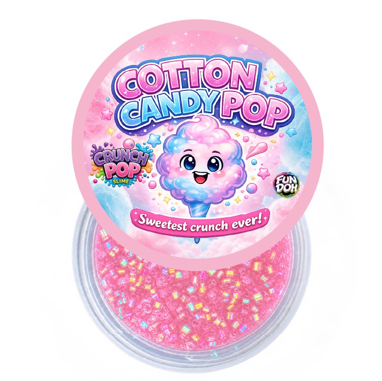 Fun Doh Crunch Pop Color Sensory Squishy Slime - Colors Vary