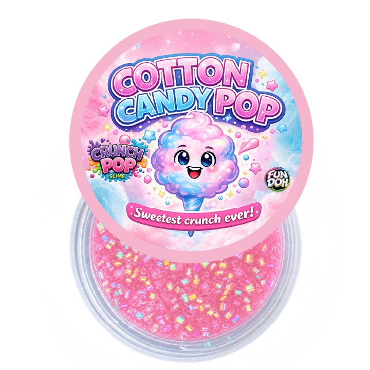 Fun Doh Crunch Pop Color Sensory Squishy Slime - Colors Vary