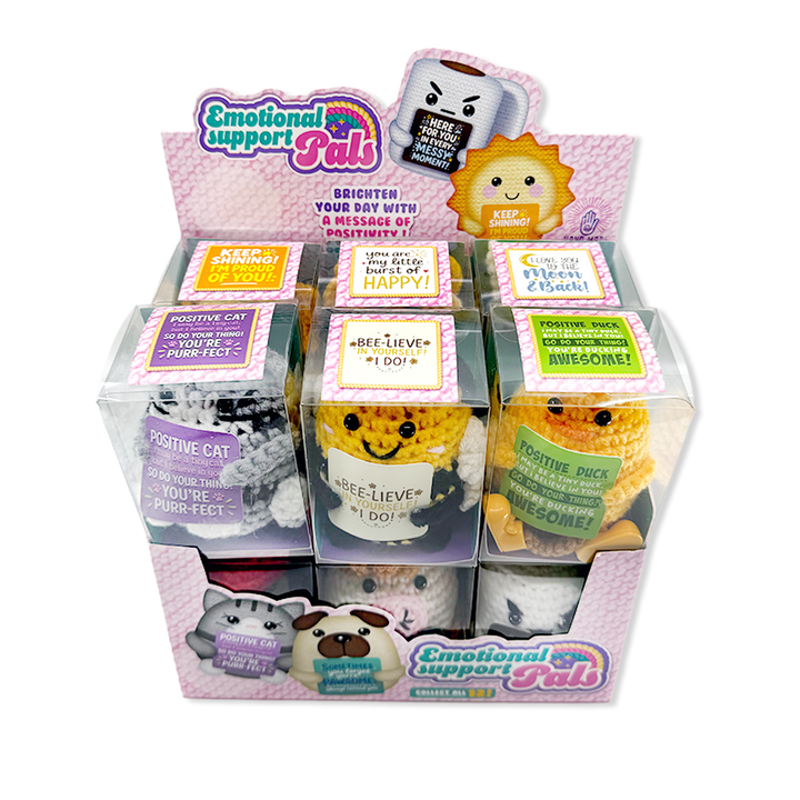 Emotional Support Crochet Plush Pals - Items Vary