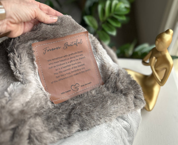 Softly Said Blanket: Forever Grateful Thank You Gift