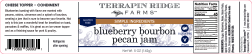 Blueberry Bourbon Pecan Jam 5 oz
