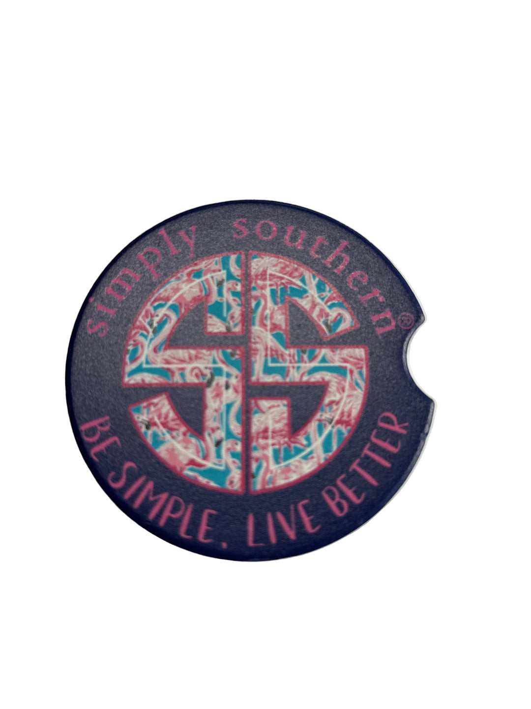 Simply Southern Single Ceramic Car Coaster 6202ROIRP