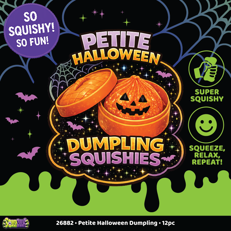 Fun Doh Petite Spooky Halloween Squishy Dumpling- Colors Vary